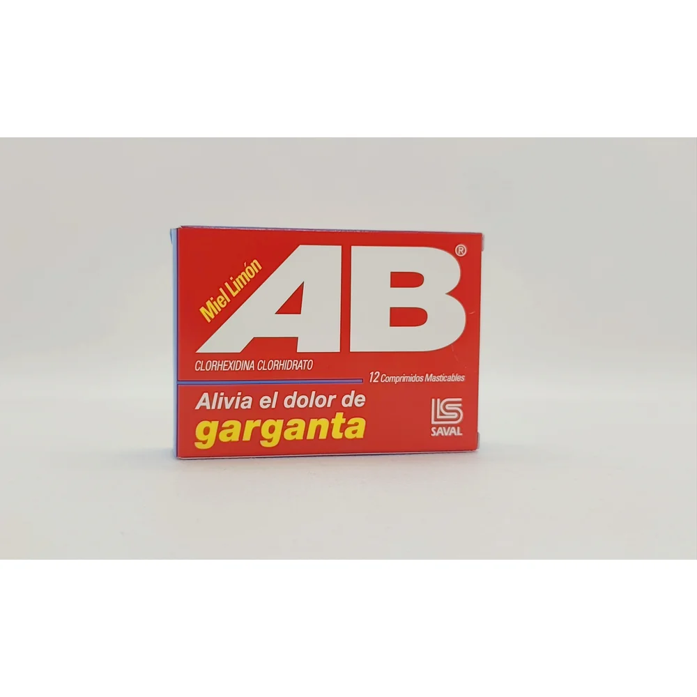 AB ANTISEPTICO BUCOFARINGEO X 12 COMP MASTICABLE
