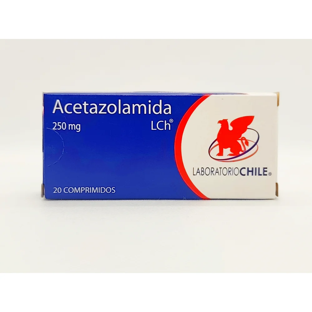 ACETAZOLAMIDA 250MG CJ X 20 COMP