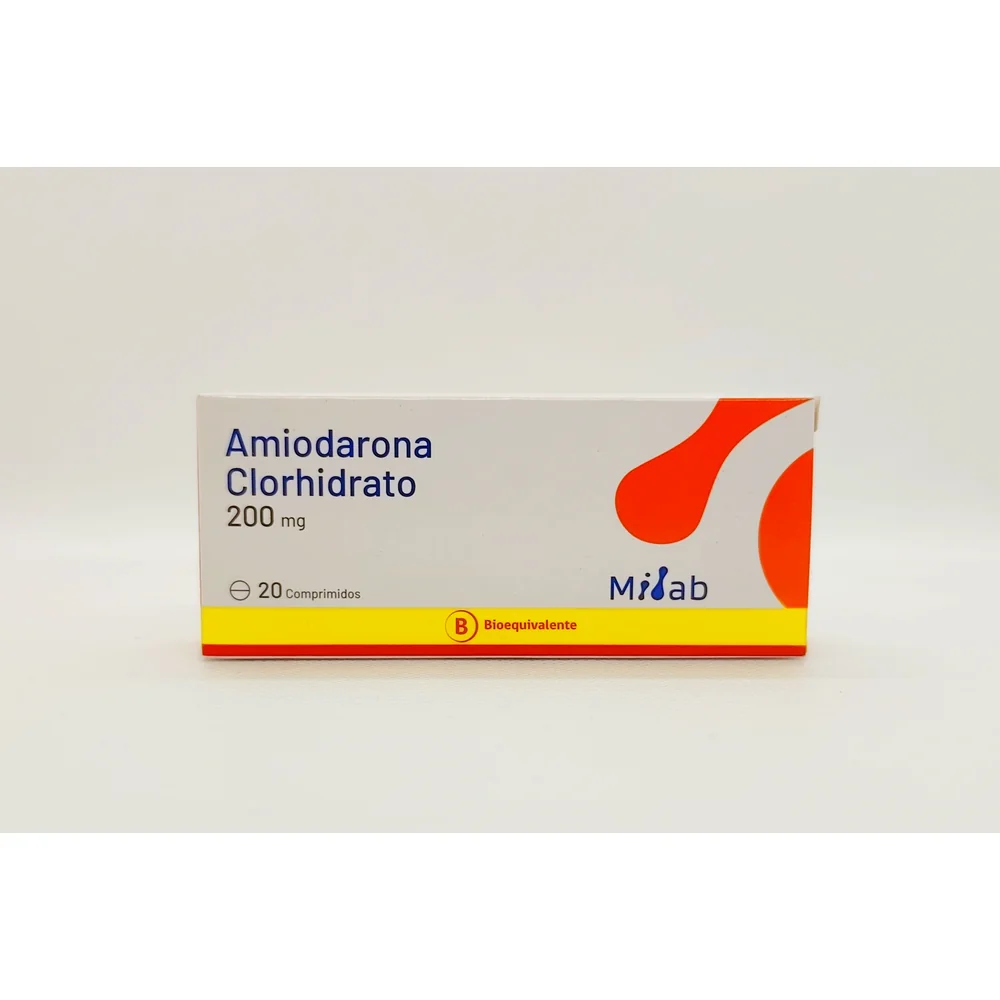 AMIODARONA 200 MG CJ X 20 COMPRIMIDOS