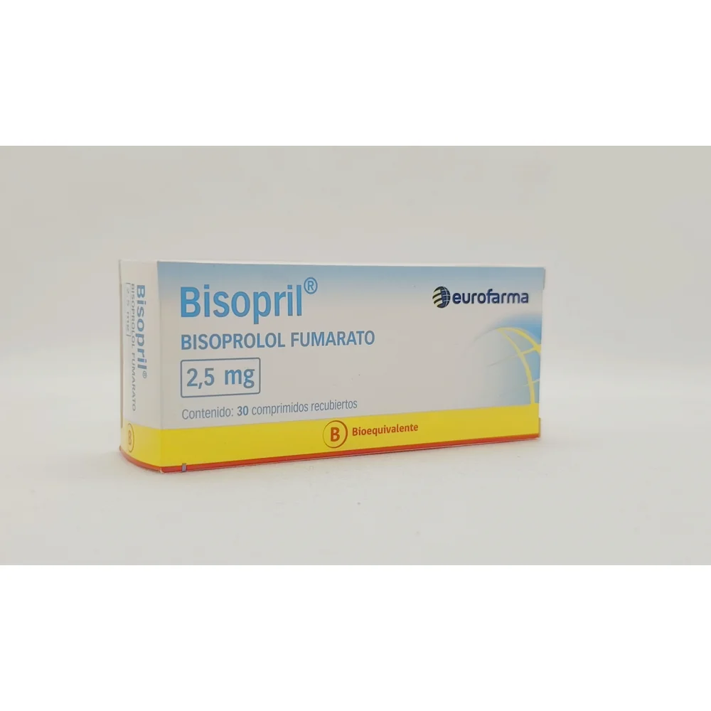 BISOPRIL 2,5 MG CJ X 30 COMP RECUBIERTOS