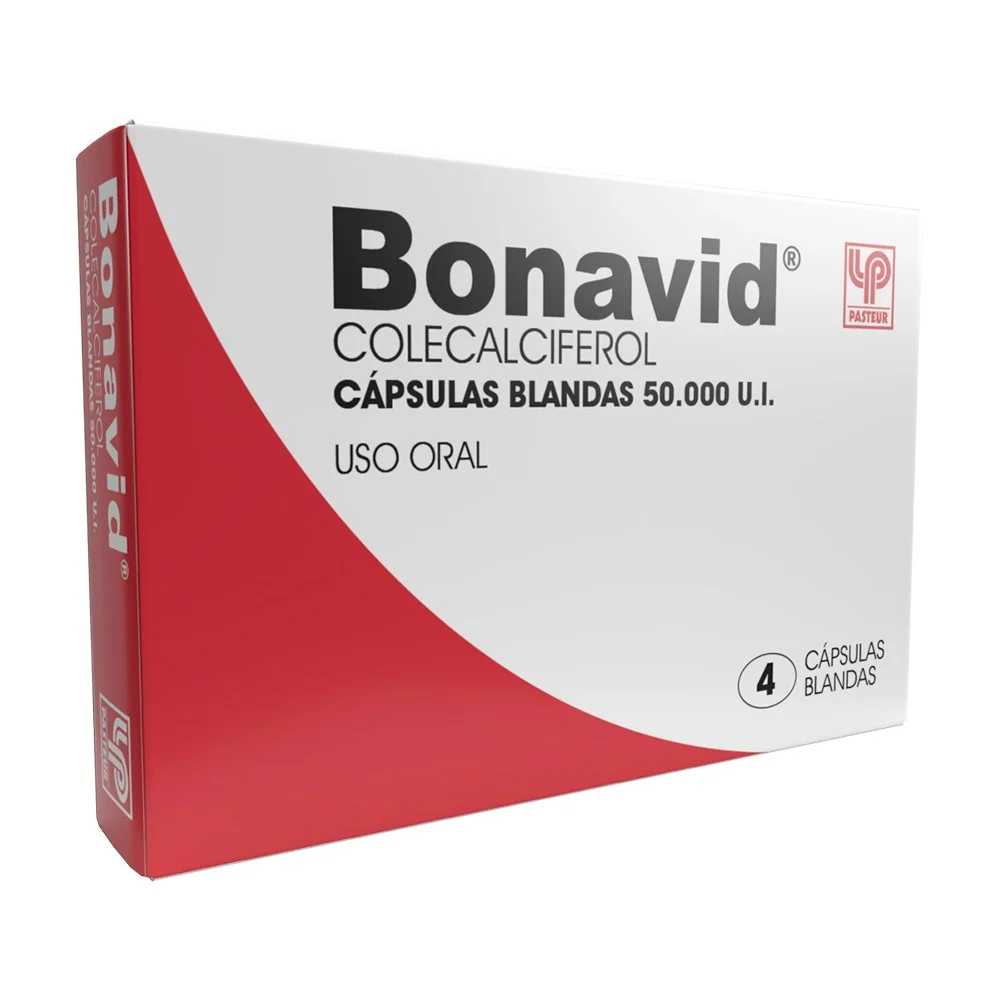 BONAVID 50000UI. 4CAPS