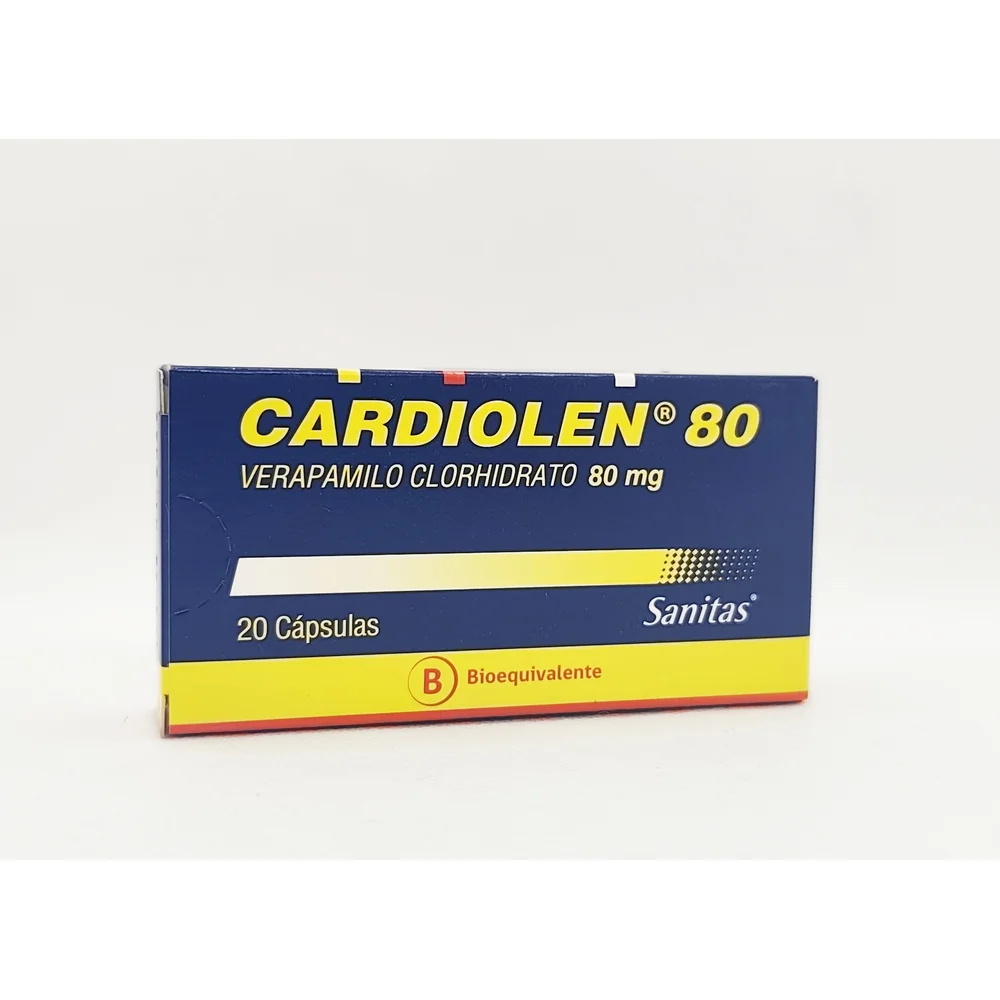 CARDIOLEN 80 MG CJ X 20 CAPSULAS