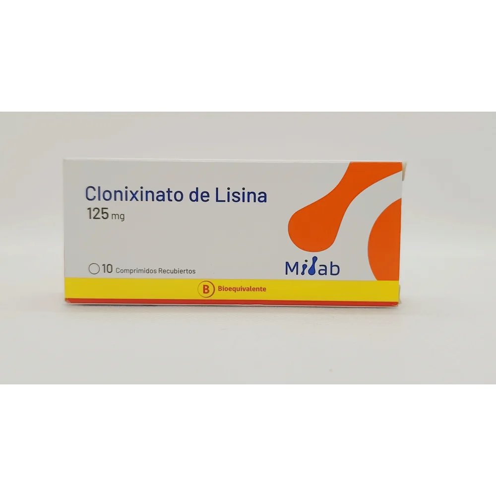 CLONIXINATO DE LISINA 125MG CJ X 10 COMPRIMIDOS