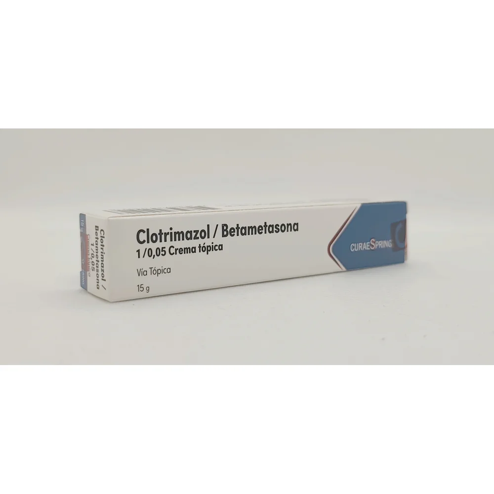 CLOTRIMAZOL 1 GR / BETAMETASONA 0,05 GR CR TOPICA X 15 GRAMOS