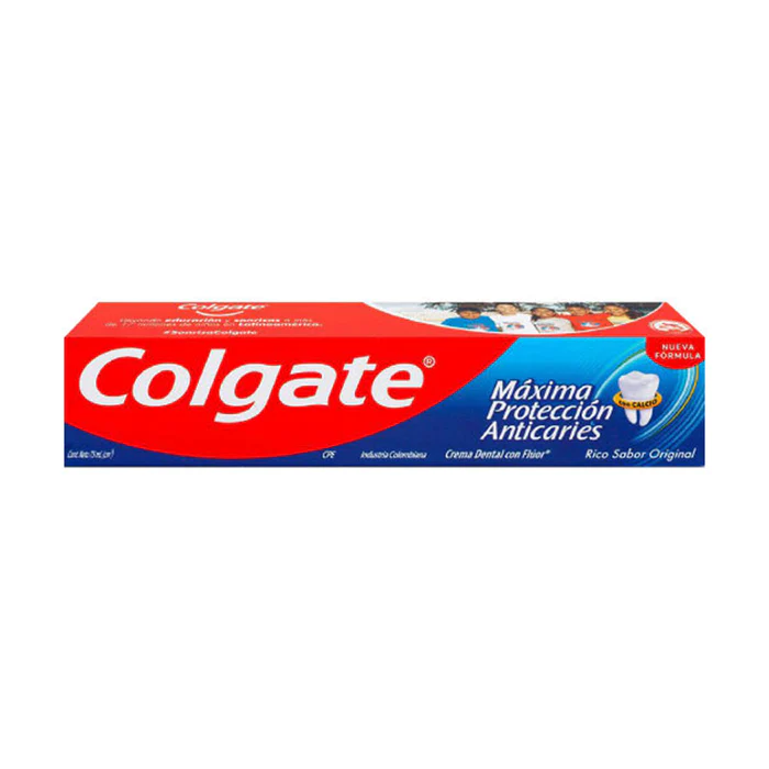 COLGATE MAXIMA PROTECCION ANTICARIES PASTA DENTAL 90 GRS