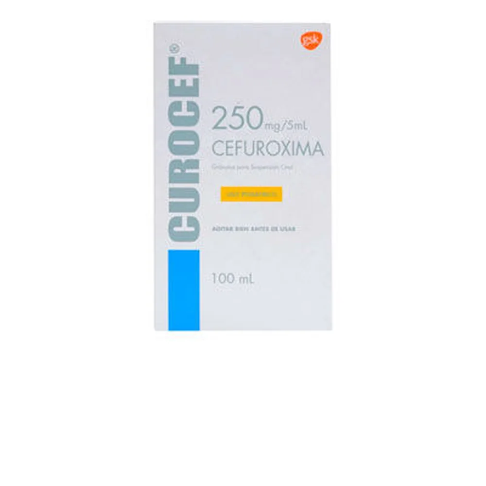 CUROCEF 250 MG 5ML 100 ML SUSP ORAL (CEFUROXIMA)