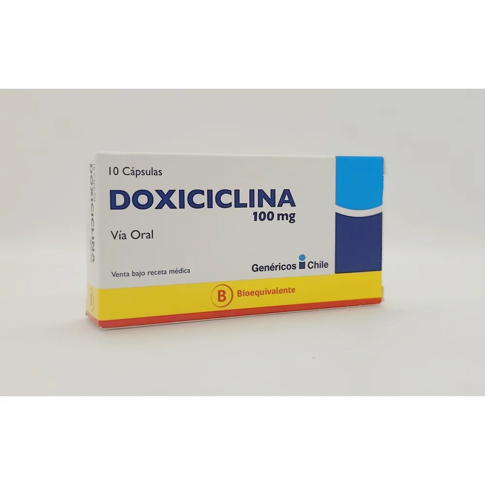 DOXICICLINA 100 MG CJ X 10 CAPSULAS