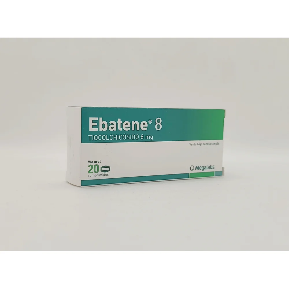 EBATENE 8MG CJ X 20 COMPRIMIDOS