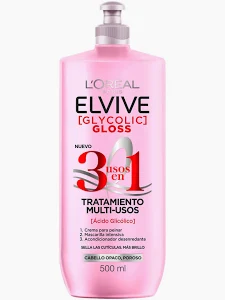 ELVIVE GLYCOLIC GLOSS 3 EN 1 CREMA PEINAR 500 ML
