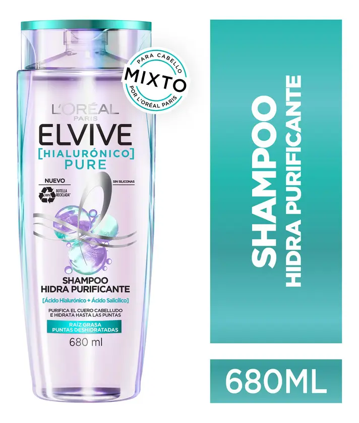 ELVIVE HIALURONICO PUREHIDRA EQUILIB SHAMPOO 680 ML