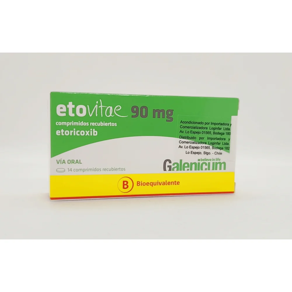 ETOVITAE 90MG CJ X 14 COMP RECUBIERTOS