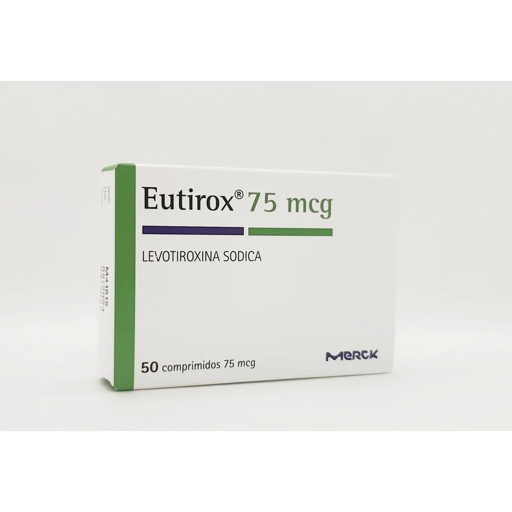 EUTIROX 75MCG CJ X 50 COMPRIMIDOS