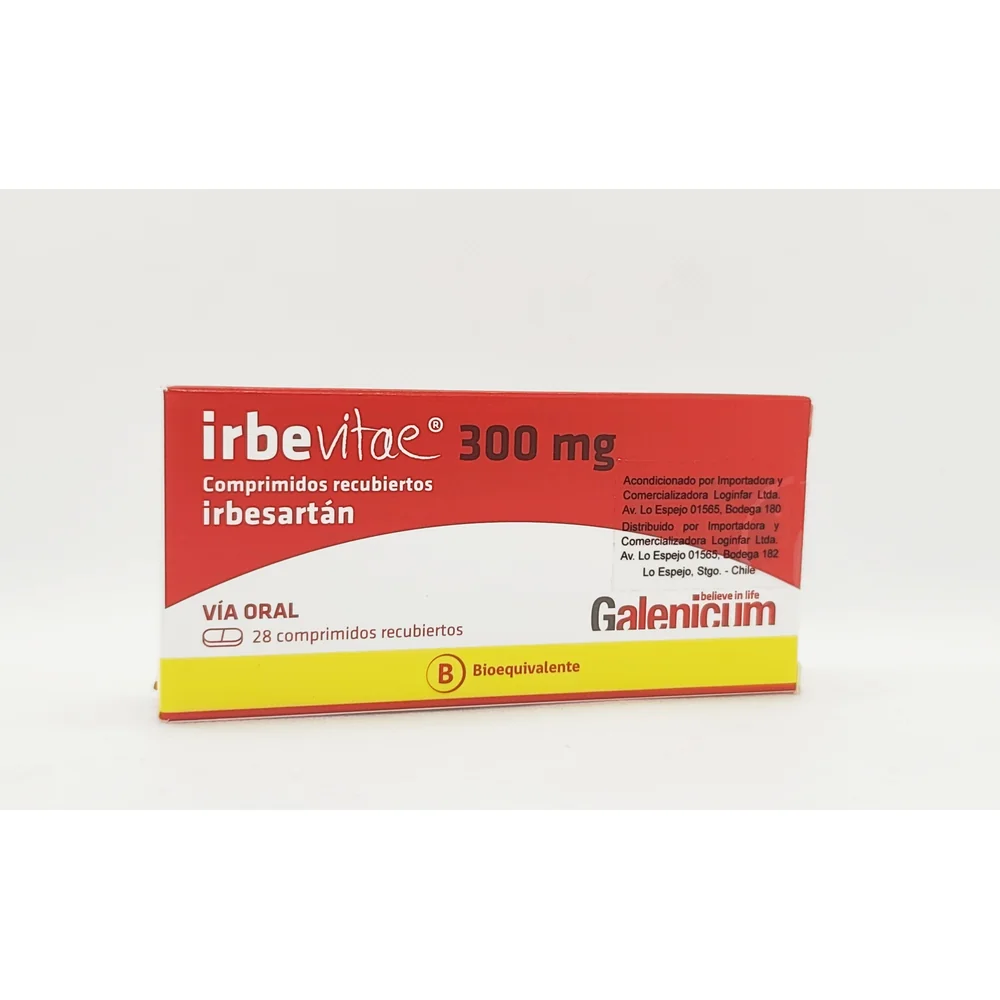 IRBEVITAE 300 MG CJ X 28 COMP RECUBIERTOS