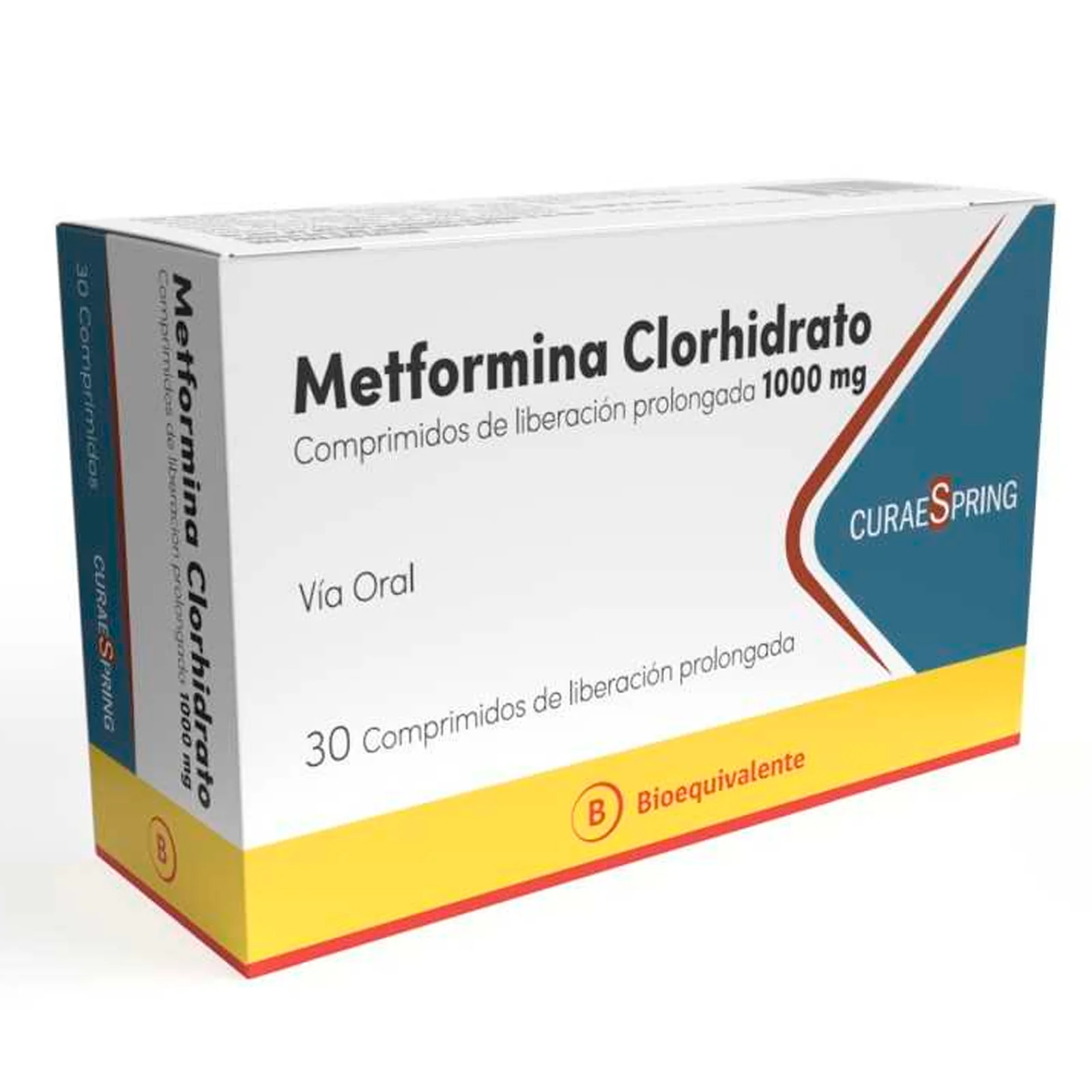 METFORMINA CLORHIDRATO 1000 MG CJ X 30 COMP