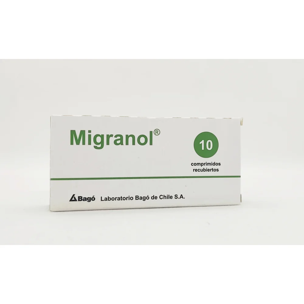 MIGRANOL CJ X 10 COMP RECUBIERTOS