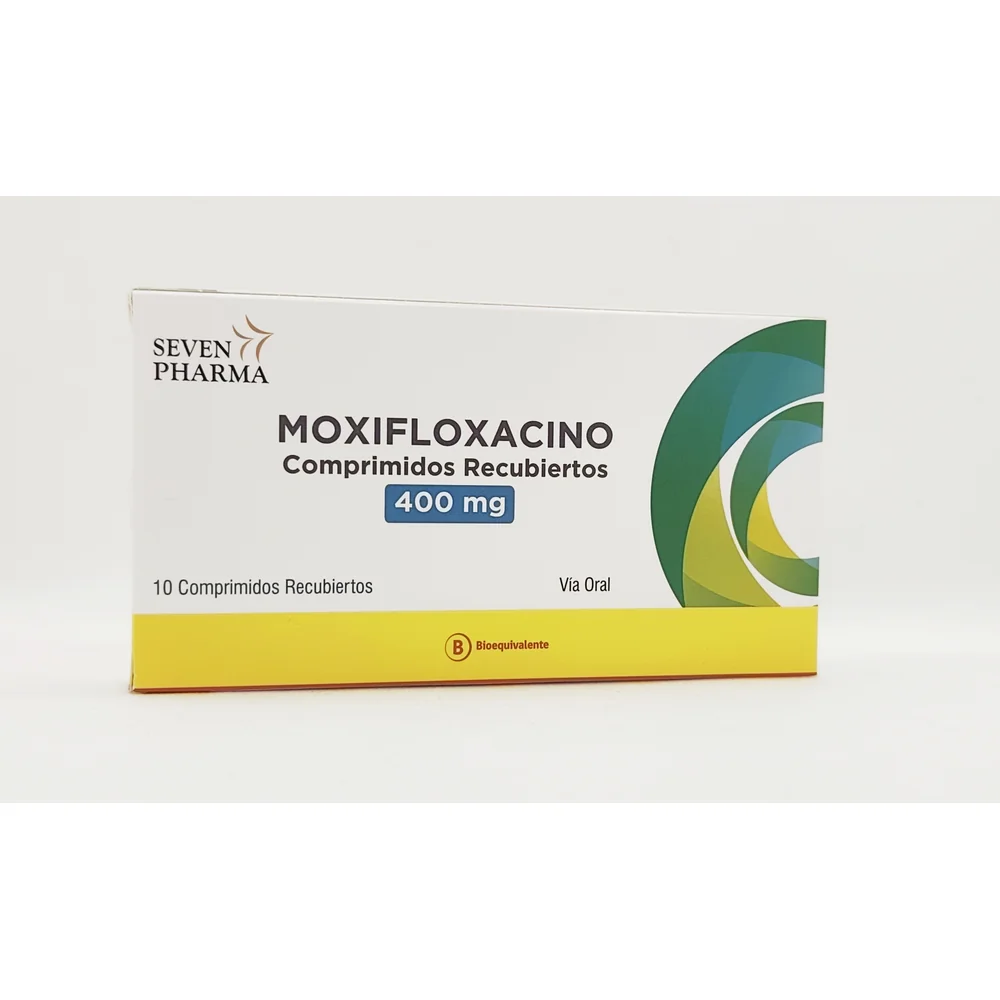 MOXIFLOXACINO 400 MG CJ X 10 COMPRIMIDOS REC