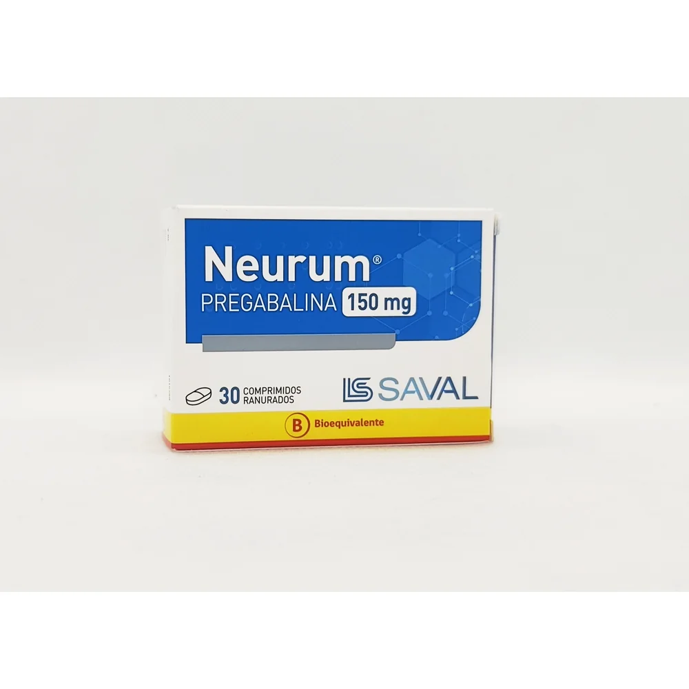 NEURUM 150 MG CJ X 30 COMP RANURADOS