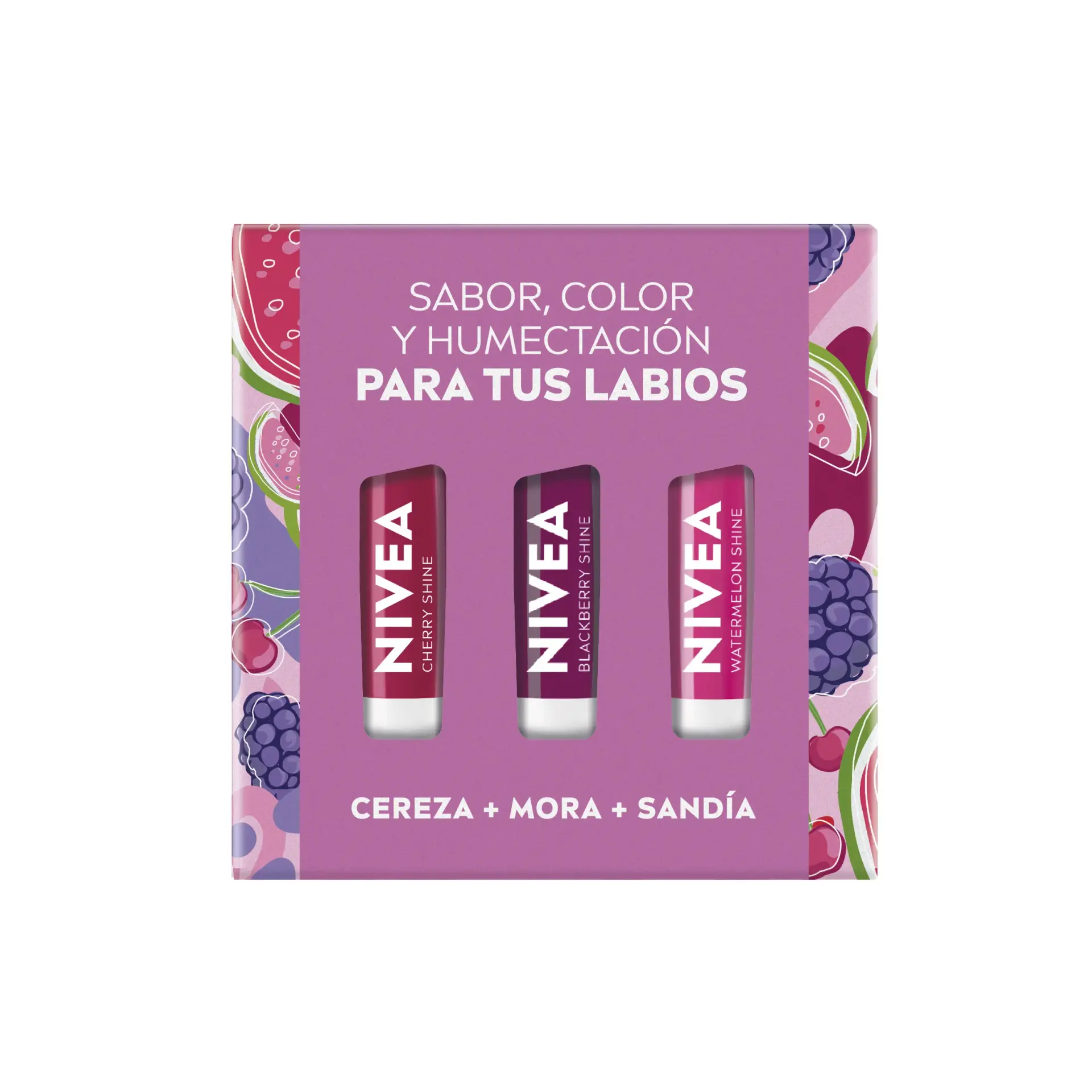 NIVEA BALS LAB CEREZA + MORA+ SANDIA