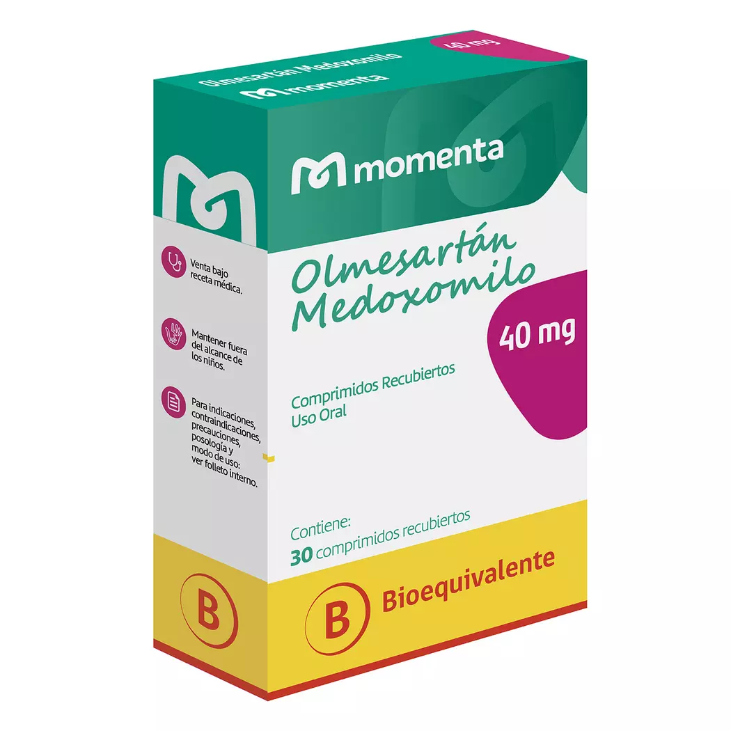 OLMESARTAN 40MG CJ X 30 COMP MOMENTA