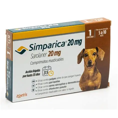 SIMPARICA 20MG 5.1 A 10KG.1COM.