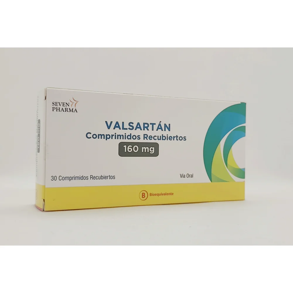 VALSARTAN 160MG CJ X 30 COMP RECUBIERTOS