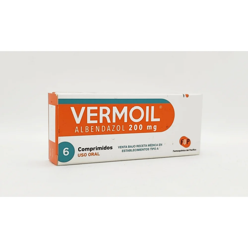 VERMOIL 200 MG CJ X 6 COMPRIMIDOS