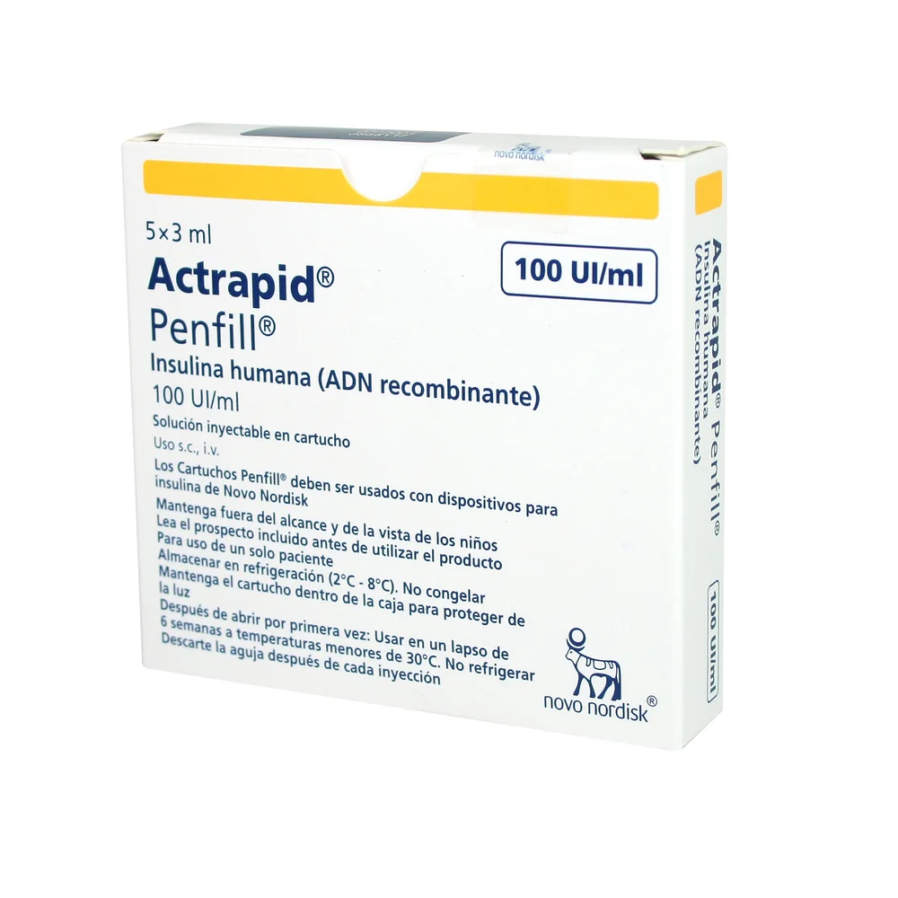 ACTRAPID 100 UI/ML 10 ML (INSULINA HUMANA)