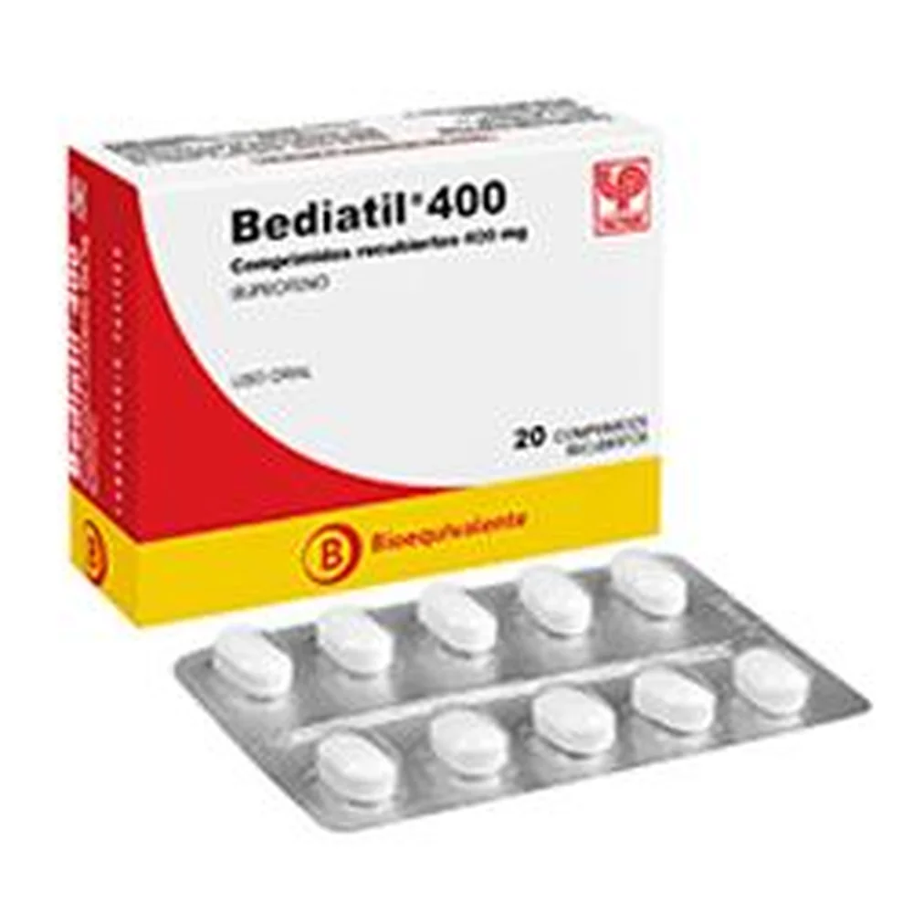 BEDIATIL 400 MG X 20 COMP RECUBIERTOS (IBUPROFENO)